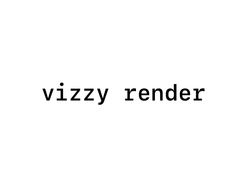 Render with the CLI in vizzy